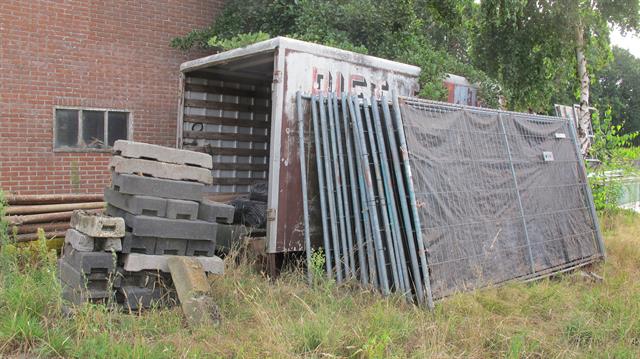 bouwhekken met bevestiging blokken 25 stuks