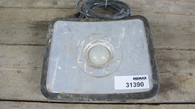 Diversen bouwlamp met stroompunt