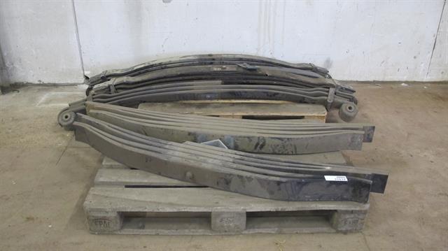 Werkplaats toebehoren diverse veerpakketten voor een vrachtwagen