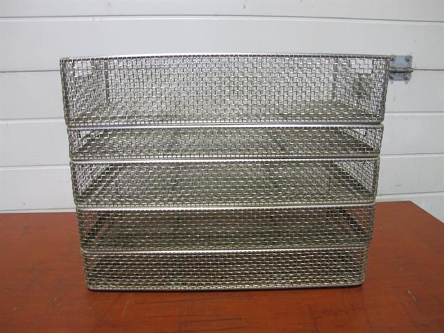 Diversen gaasmanden van RVS 5 stuks