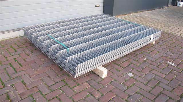 Hekwerk en toebehoren hekwerk h160 x b250cm / 13 stuks / 438kg