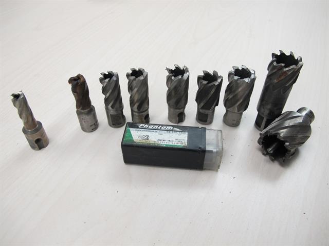 Diversen kernboren 10 stuks diverse maten