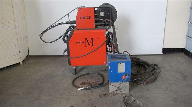 Lasmachine en plasmasnijder lasapparaat Lorch M300 pro  met draadaanvoer unit en waterkoeling unit