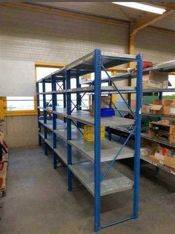 Werkplaats toebehoren legplank stelling ±80meter x h210 x 60cm Nedcon