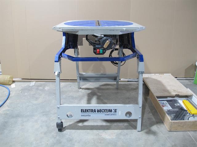 Zaagmachine zaagtafel inklapbaar Elektra Bekkum Secanta