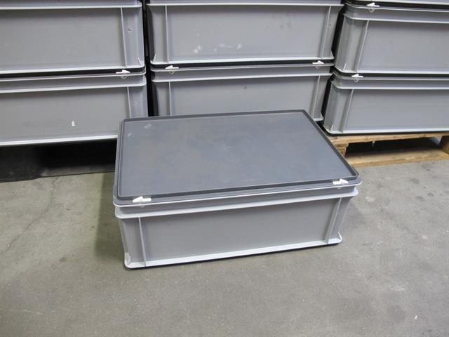 Kunststof bakken opslagbakken  Engels 9 stuks / h23 x 60 x 40cm