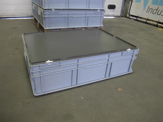 Kunststof bakken opslagbakken  Engels 9 stuks / h23 x 60 x 80cm