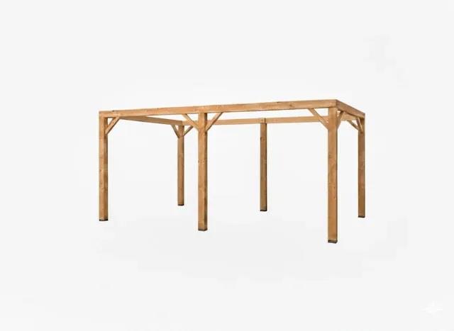 Tuin  prieel met doek 750 x 250 x h210 