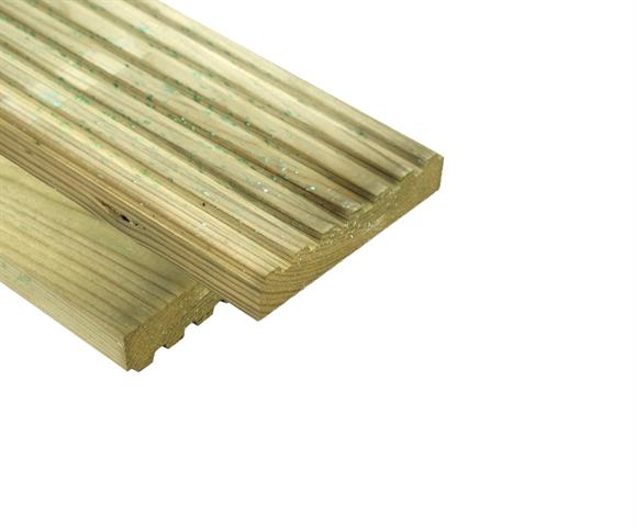 vlonderplanken anti-slip 22 x 145 x L360cm / 70 stuks