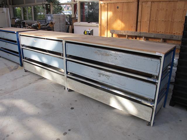 Werkplaats toebehoren werkbank met lades