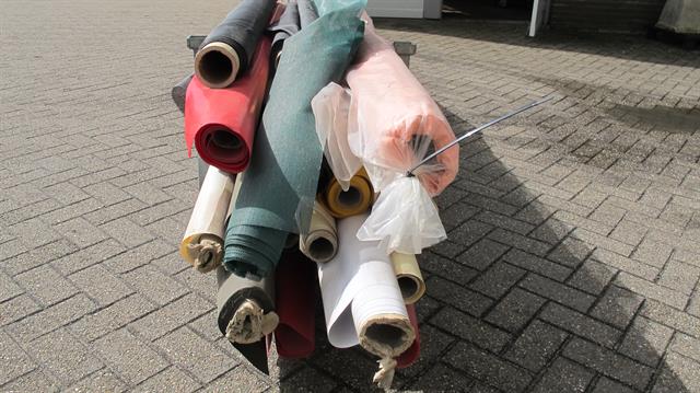 Doek zeil, doek en gaasdoek restpartijen