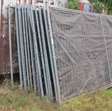 Diversen bouwhekken met bevestiging blokken 25 stuks 3