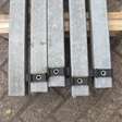 Hekwerk en toebehoren hekwerk staanders L2150x60x60mm / 5 stuks 4