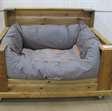 kantine/kantoor hondensofa met mand 4