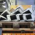 Magazijnstelling midden formaat (2500x1250mm) plaat stelling / 2 staanders + 14 frame liggers  14