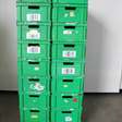 Kunststof bakken opslagbakken 32 stuks / h22 x 60 x 40cm 2