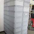 Kunststof bakken opslagbakken 36 stuks / h22 x 60 x 40cm 5