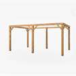 Tuin  prieel met doek 1000 x 250 x h210  2