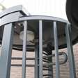Hekwerk  tourniquet Turnstile B700 op betonvoet 4