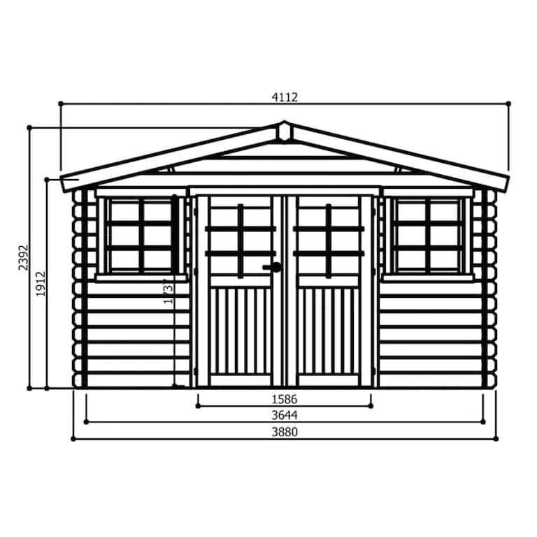Tuin  tuinhuis Dole 2