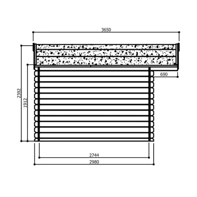 Tuin  tuinhuis Dole 3