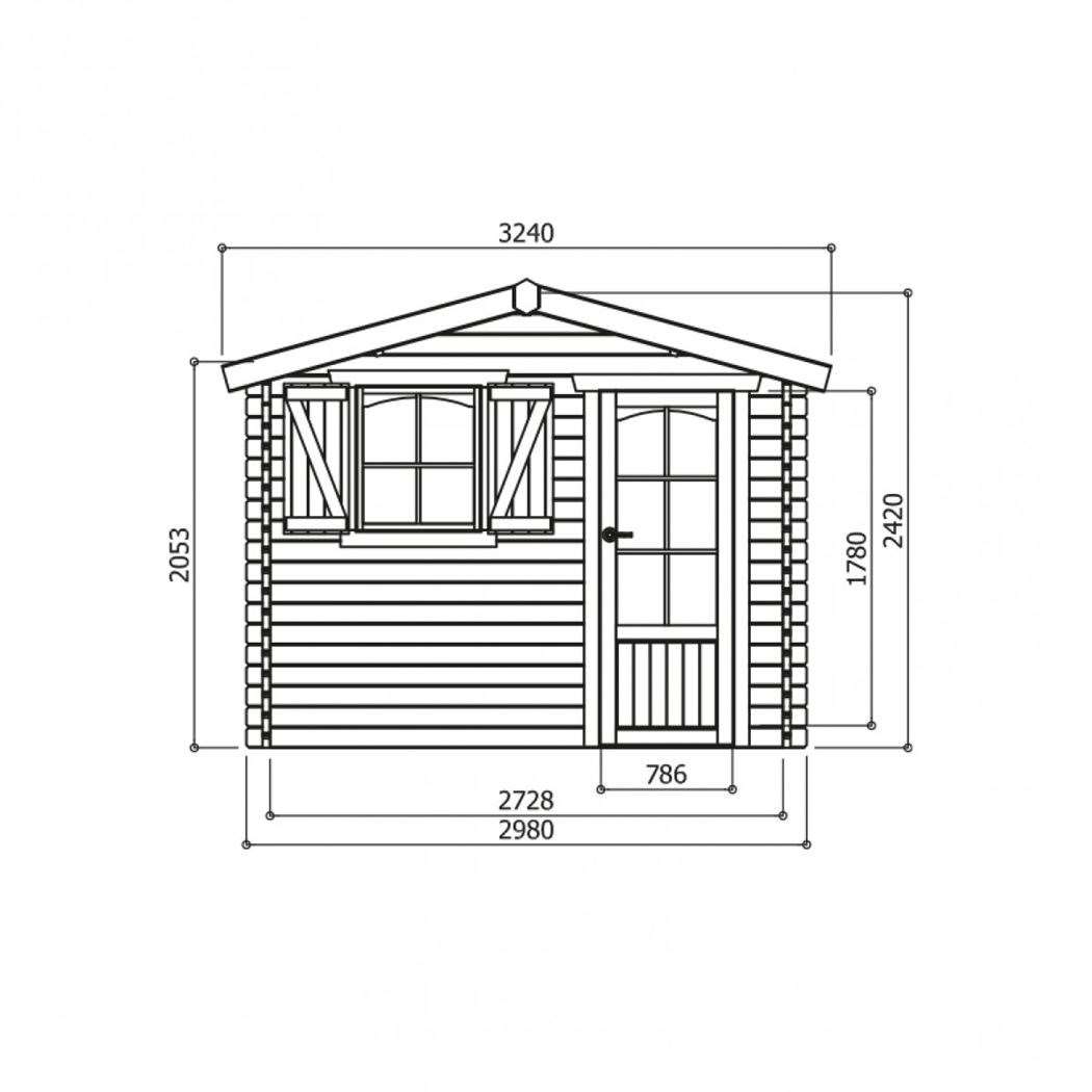Tuin  tuinhuis Servoz 2