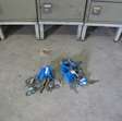 Werkplaats toebehoren vintage locker kast 4