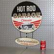 wandbord van metaal Hot Rod Classic Bonneville / 3 stuks