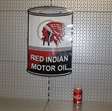 wandbord van metaal Red Indian Motor Oil / 3 stuks