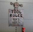 wandbord van metaal Tool Rules / 3 stuks