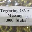 Diversen zeildoek ringen ca 11.000 stuks messing 3