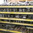 Magazijnstelling zwaarlast uitrol-stelling met lades 1