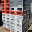Kunststof pallets zware kunststof pallets  80x60x16cm 18 stuks / gesloten dek 2