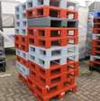 zware kunststof pallets  80x60x16cm 24 stuks / gesloten dek