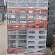 Kunststof pallets zware kunststof pallets  80x60x16cm 24 stuks / gesloten dek 4